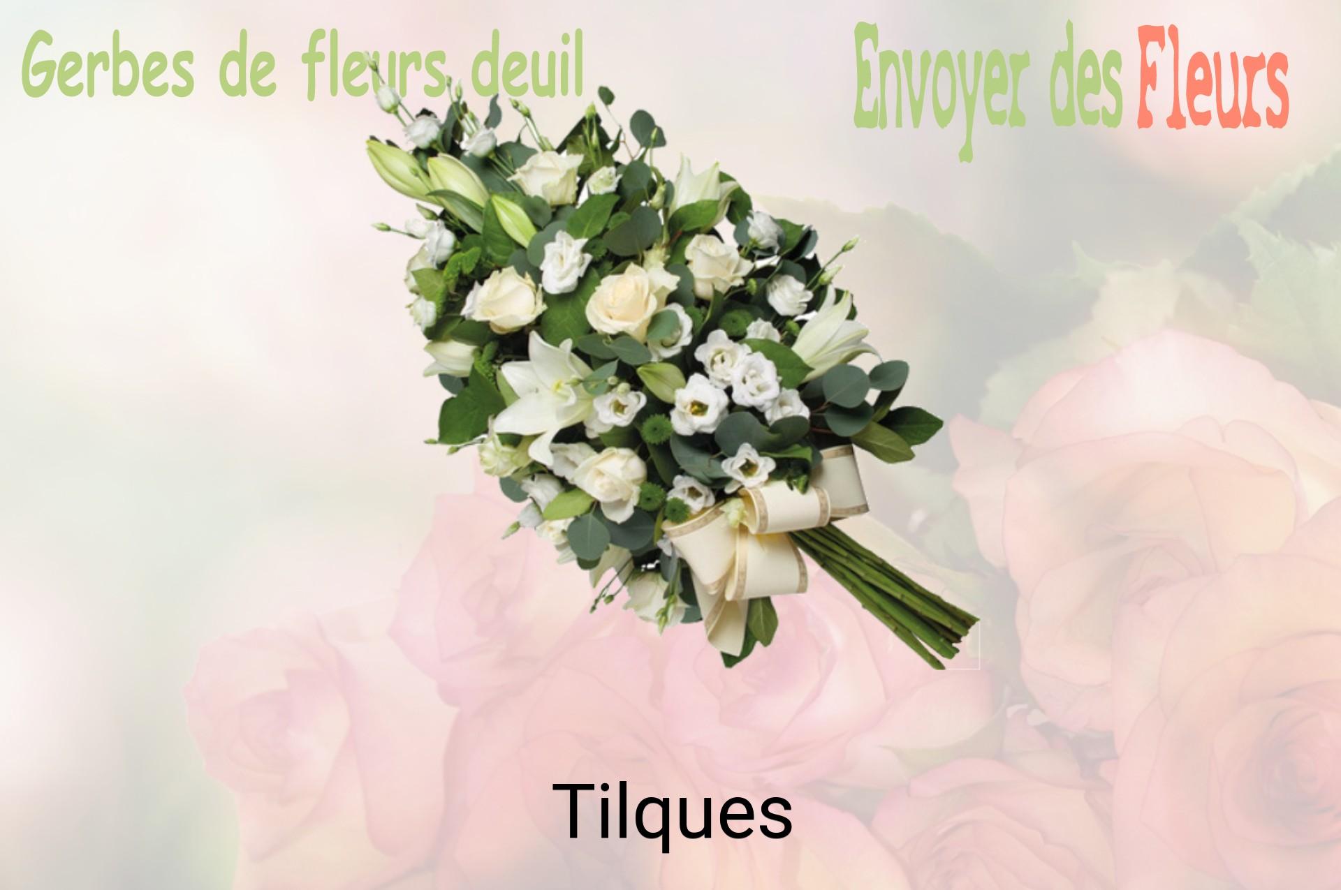 Gerbe de fleurs de deuil livrée à Tilques